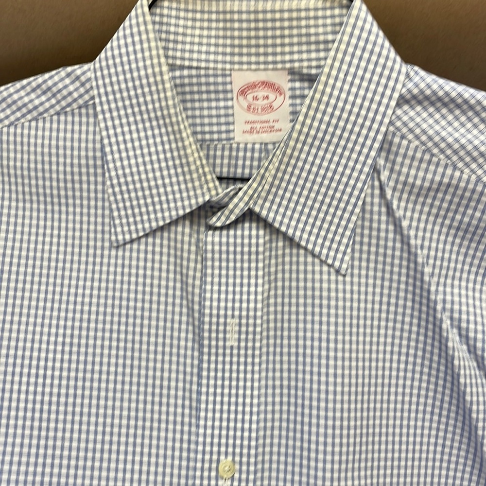 Brooks brothers traditional fit dress shirt
